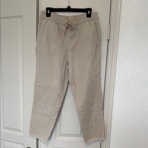 Zara Casual Cream Jogger Pants
